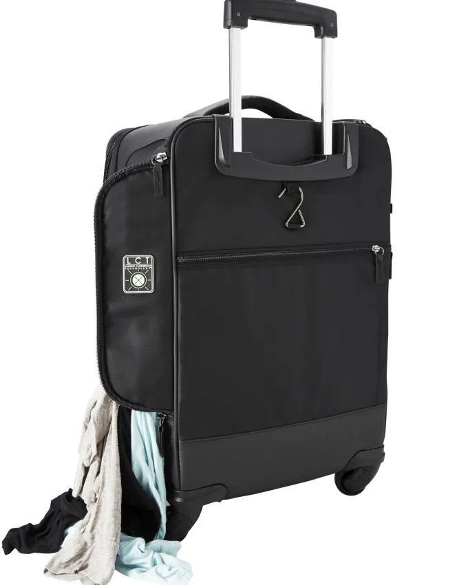 Silk & Salt Genius Pack G4 22 Carry On Spinner Lugga- Smart Organized Lightweight Suitcase (G4 - Red)^ Checked Luggage