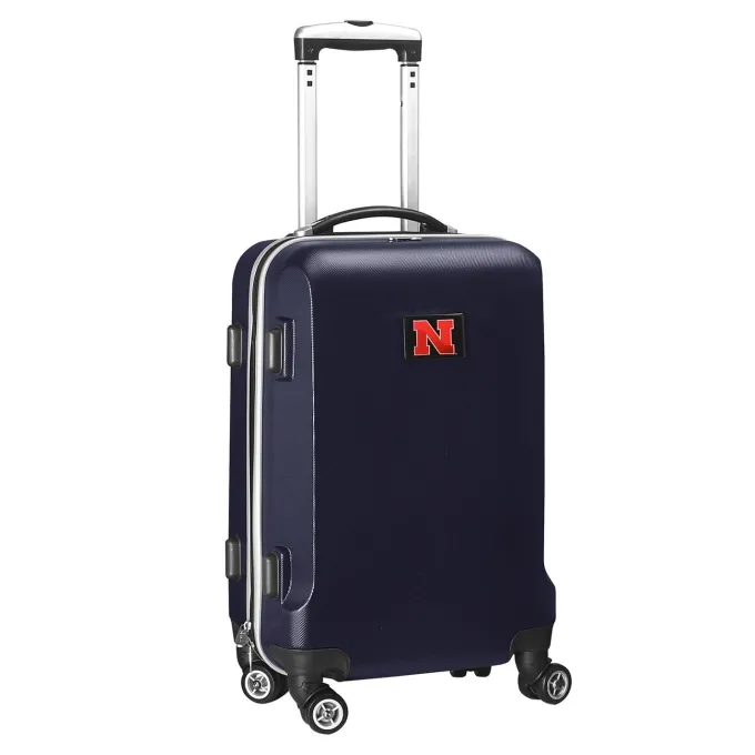 Silk & Salt Nebraska Huskers 20 8-Wheel Hardcase Spinner Carry-On - Navy^ Carry On Luggage