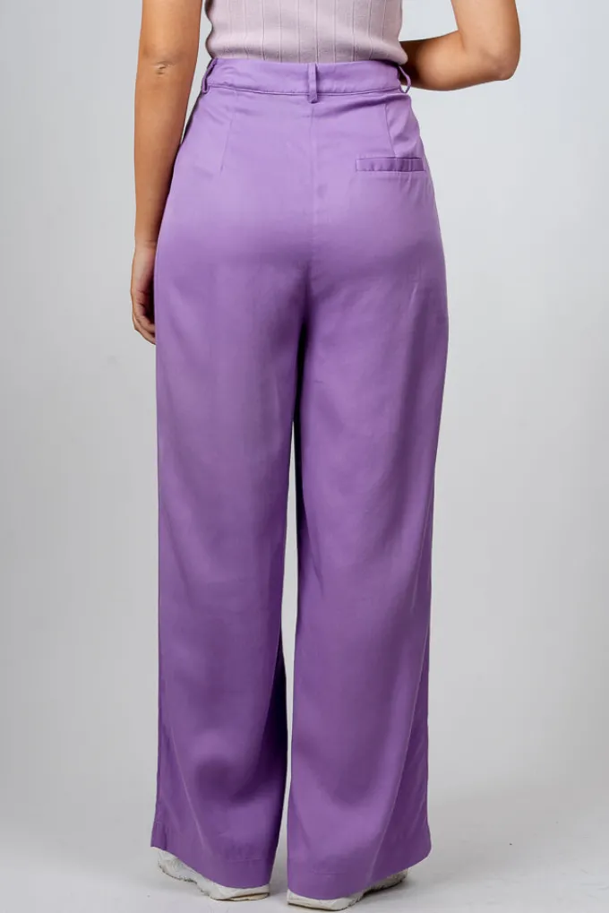 Silk & Salt roxanne tailored trousers - purple^ Pants