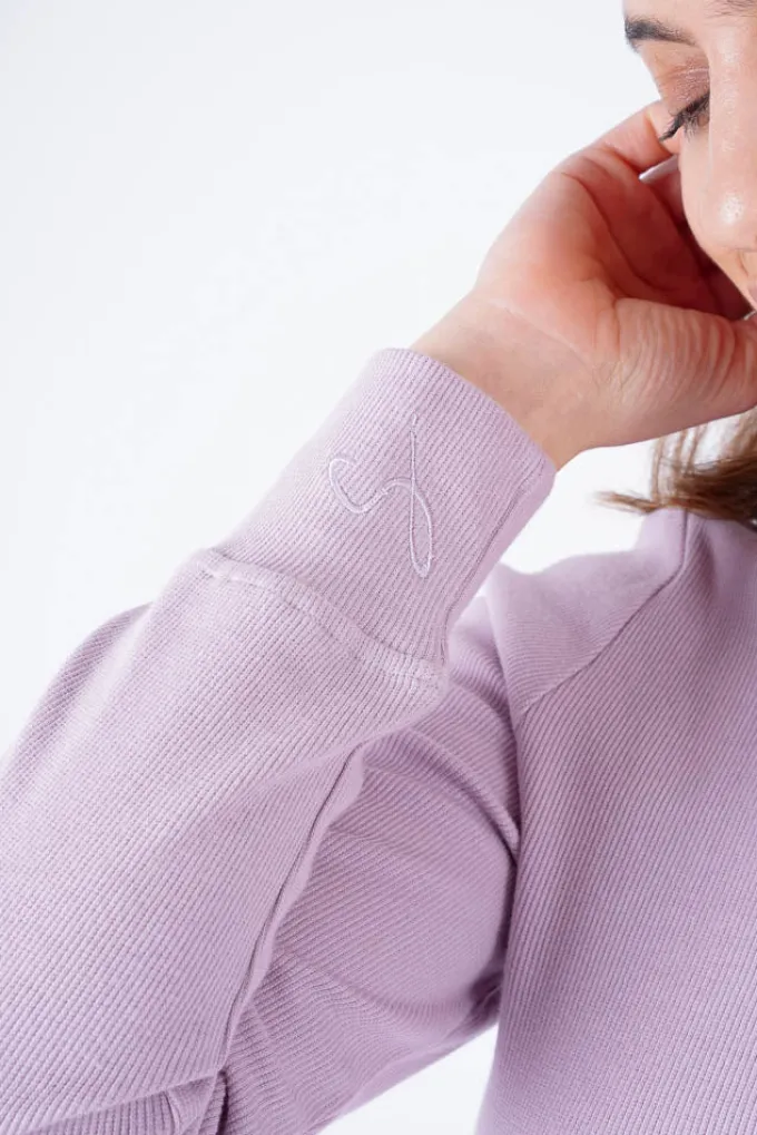 Silk & Salt ribbed comfy lounge set - purple^ Loungewear