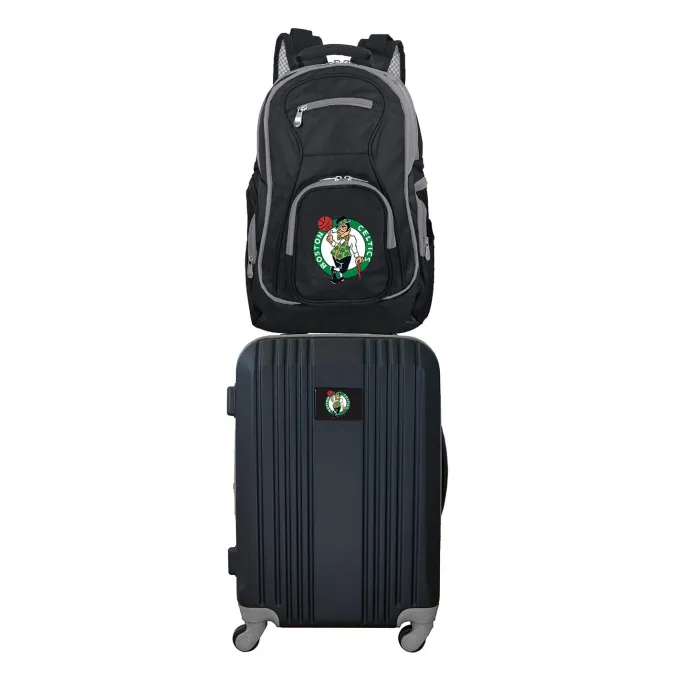 Silk & Salt NBA Boston Celtics 2-Piece Luggaand Backpack Set^ Luggage Sets