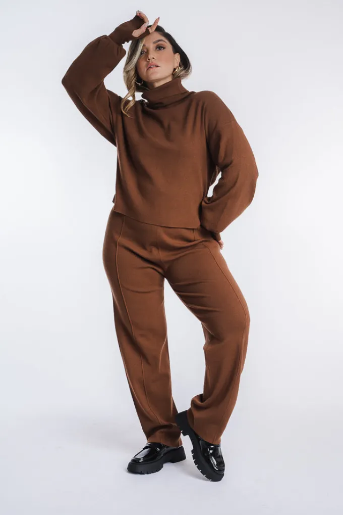 Silk & Salt luxe lounge set - rust^ Sets