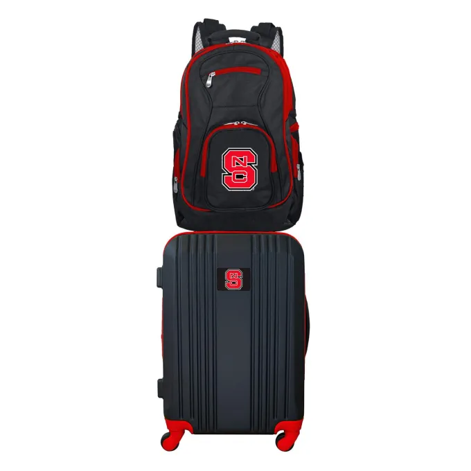 Silk & Salt NCAA NC State Wolfpack 2-Piece Luggaand Backpack Set^ Luggage Sets
