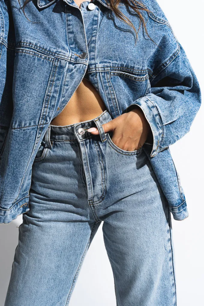 Silk & Salt denim jacket - light blue^ Coats & Jackets