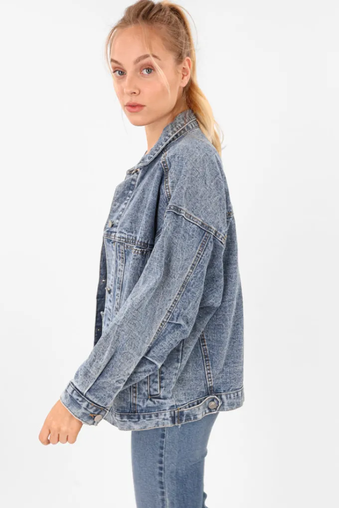 Silk & Salt denim jacket - light blue^ Coats & Jackets