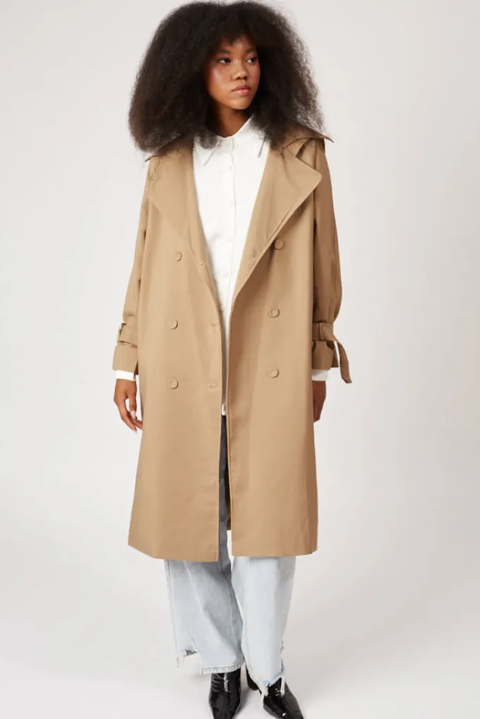 Silk & Salt london's calling trench coat - camel^ Coats & Jackets