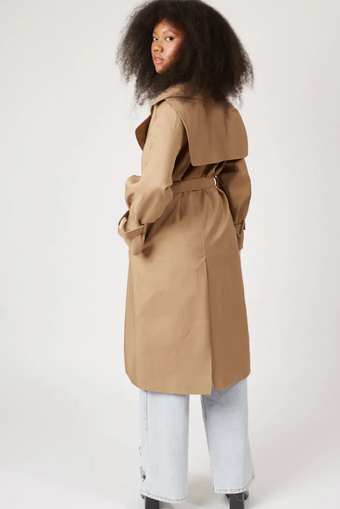 Silk & Salt london's calling trench coat - camel^ Coats & Jackets