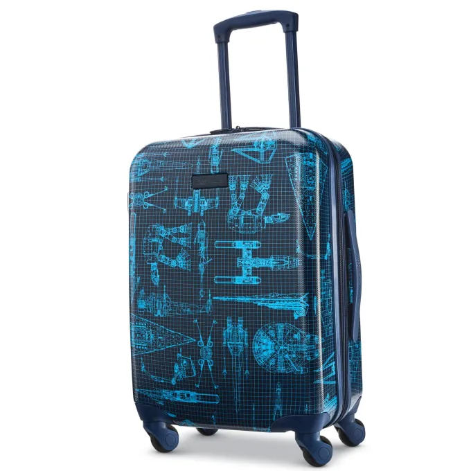 Silk & Salt American Tourister Star Wars Intergalactic 21-inch Hardside Spinner Carry-On Luggage One Piece^ Carry On Luggage
