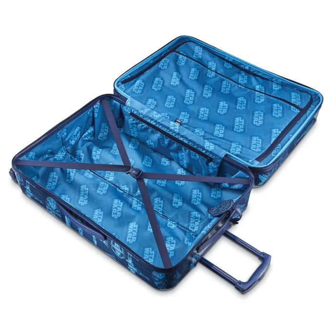 Silk & Salt American Tourister Star Wars Intergalactic 21-inch Hardside Spinner Carry-On Luggage One Piece^ Carry On Luggage