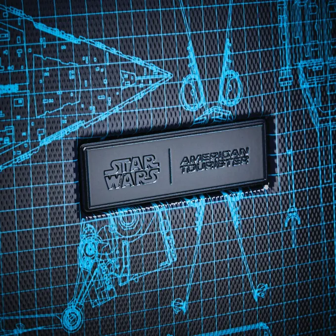 Silk & Salt American Tourister Star Wars Intergalactic 21-inch Hardside Spinner Carry-On Luggage One Piece^ Carry On Luggage