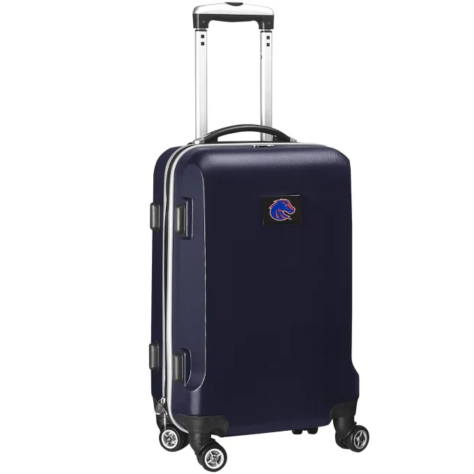 Silk & Salt Boise State Broncos 21 8-Wheel Hardcase Spinner Carry-On - Navy^ Carry On Luggage