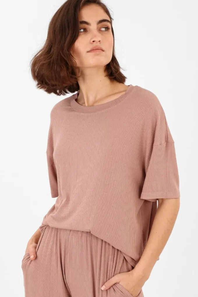 Silk & Salt cohen kai tshirt - pink^ Sets