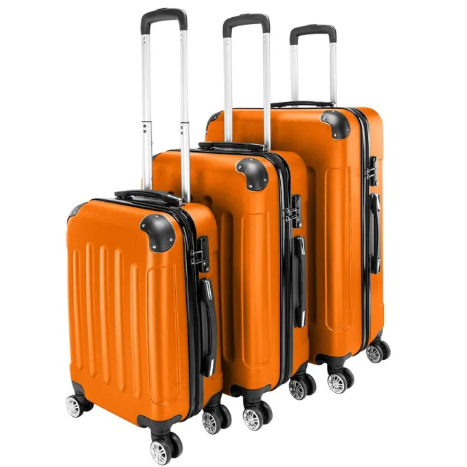 Silk & Salt Clearance! Carry-on Luggawith Spinner Wheels 3 PCS 20 24 28 TSA Approved Lock Included Suitcase Set Durable Rolling Luggafor Holiday Vacationing Cruise Travel Business Trip Q1089^ Carry On Luggage