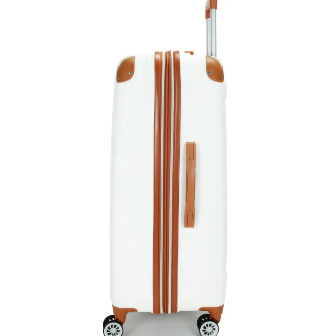 Silk & Salt Miami CarryOn Collins 3 Piece Expandable Spinner LuggaSet (White)^ Luggage Sets