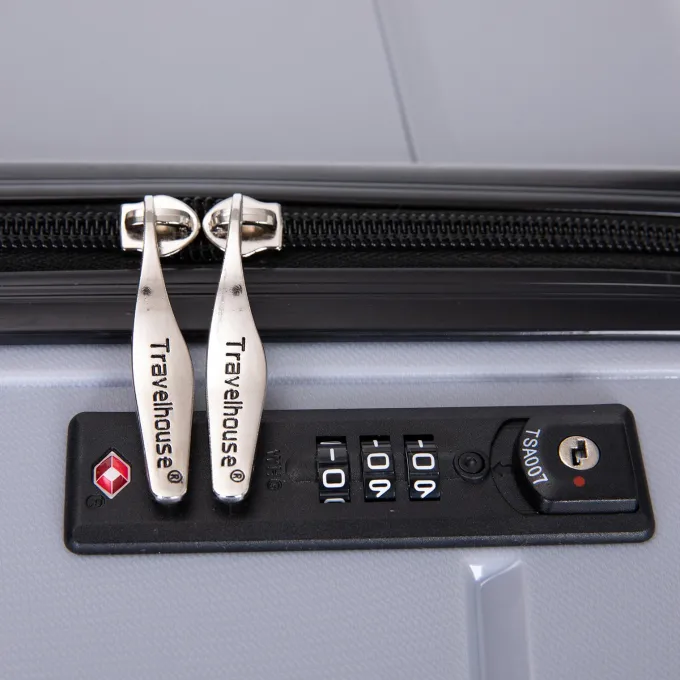 Silk & Salt Lugga3 Piece Set Suitcase Spinner Hardshell Lightweight TSA Lock Durable Suitcase Sets with Double Spinner Wheels (20in/24in/28in) S9348^ Hard Side Luggage