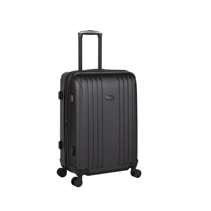 Silk & Salt American Flyer Moraga 3-Piece Hardside Spinner LuggaSet in Black^ Carry On Luggage