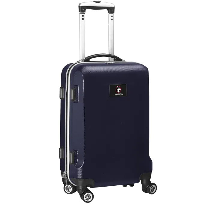 Silk & Salt Navy Northeastern Huskies 20 8-Wheel Hardcase Spinner Carry-On^ Carry On Luggage