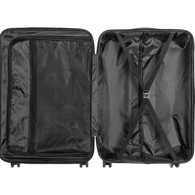 Silk & Salt UBesGoo 3Pcs Lugga 20/24/28 Travel Set TSA Lock ABS Trolley Carry on Suitcase^ Hard Side Luggage