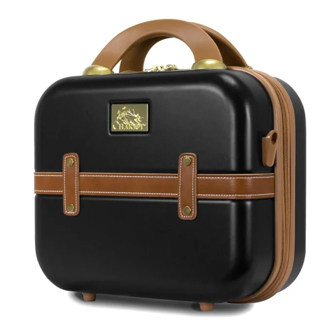 Silk & Salt Chariot Gatsby 2-Piece Hardside Carry-On Spinner LuggaSet - Black^ Hard Side Luggage