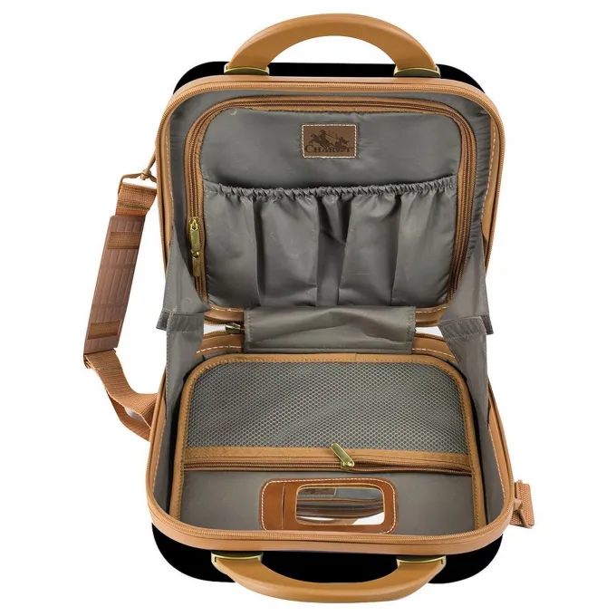 Silk & Salt Chariot Gatsby 2-Piece Hardside Carry-On Spinner LuggaSet - Black^ Hard Side Luggage