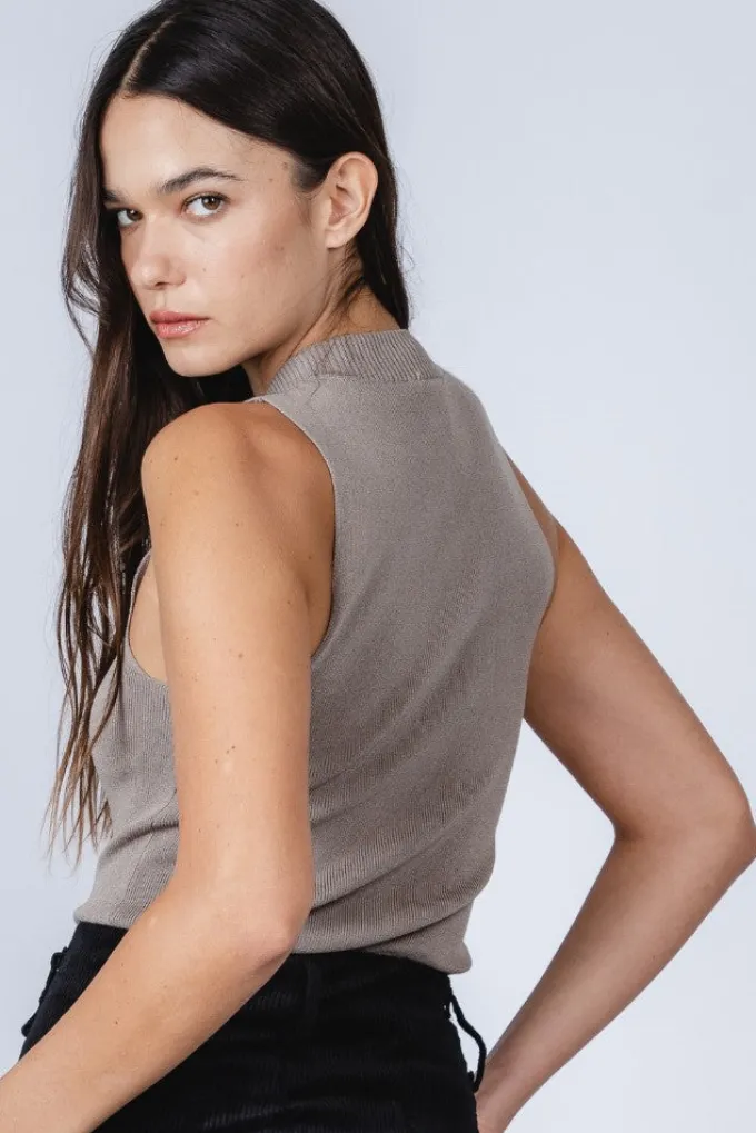 Silk & Salt peekaboo top^ Knitwear