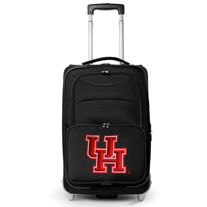 Silk & Salt MOJO Black Houston Cougars 21 Softside Rolling Carry-On Suitcase^ Carry On Luggage